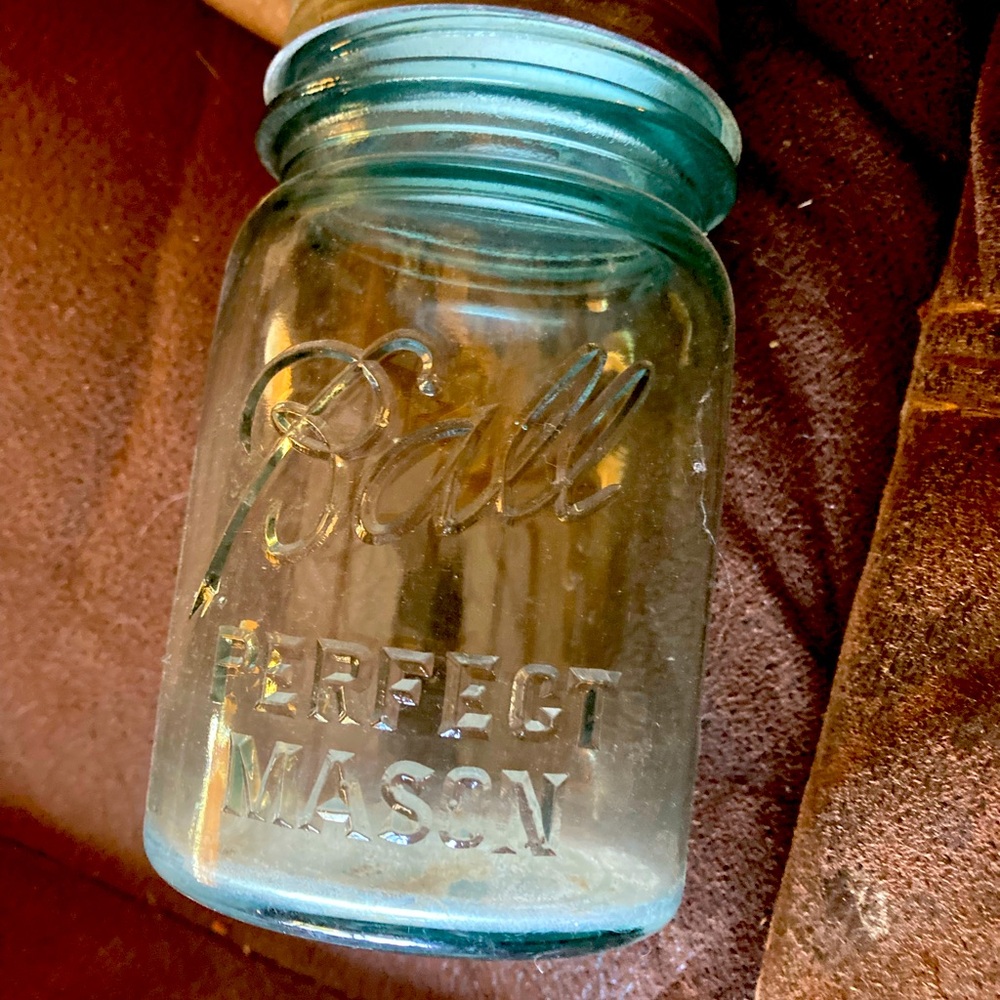 Ball perfect mason jar with original ceramic zinc lid